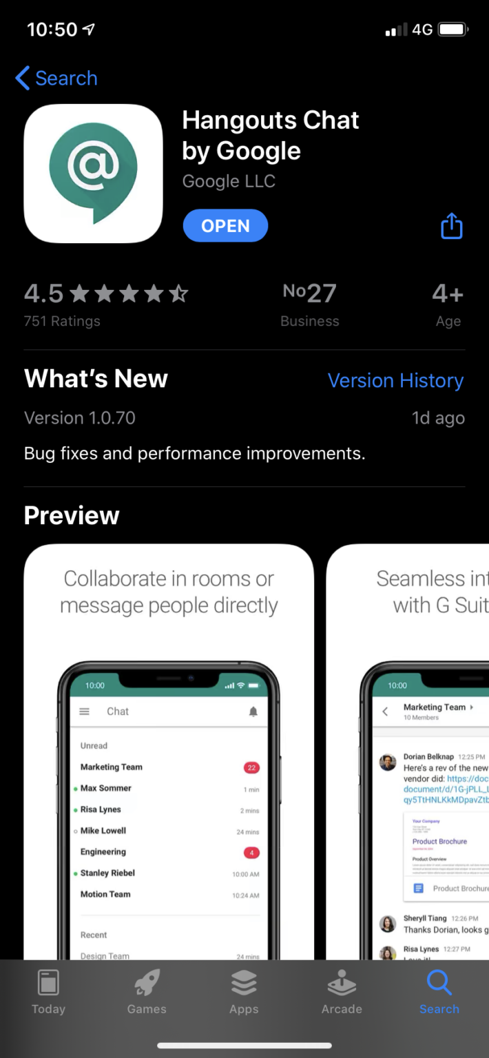 Google Chat How to Join and Use on a Mobile device Pinewood School